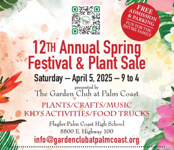 Palm Coast Garden Club 12th Annual Spring Festival & Plant Sale