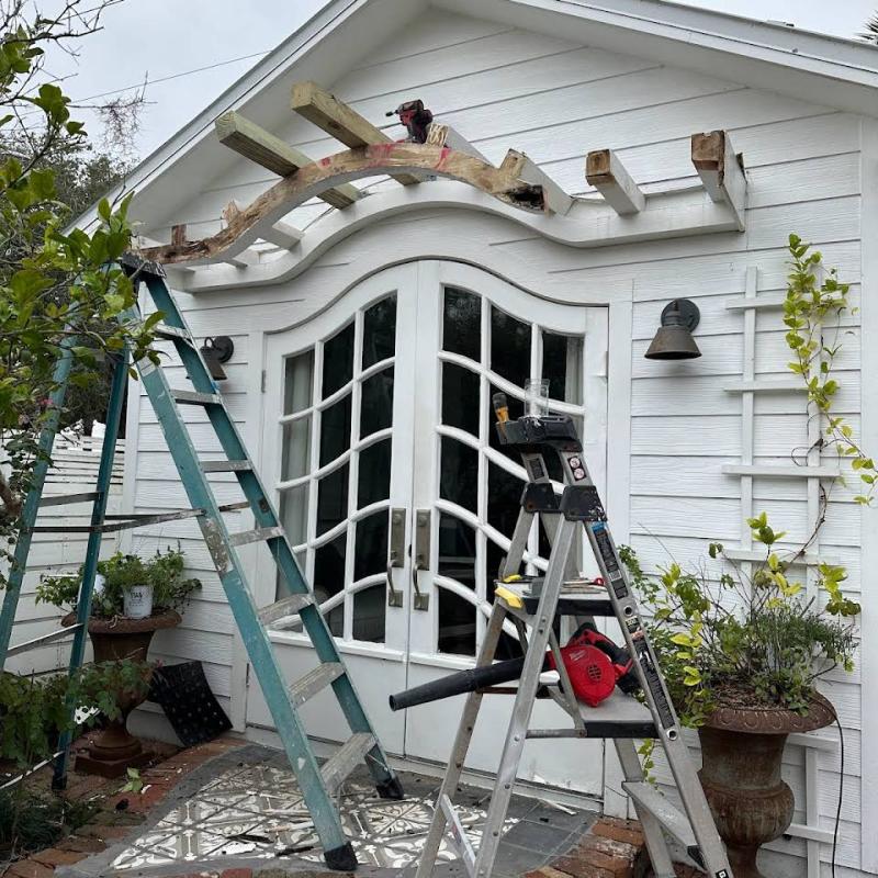 Custom Wood Awning 